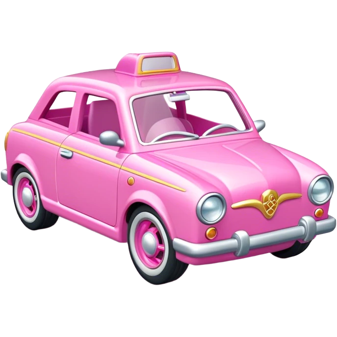 Pink Polly pocket car emoji