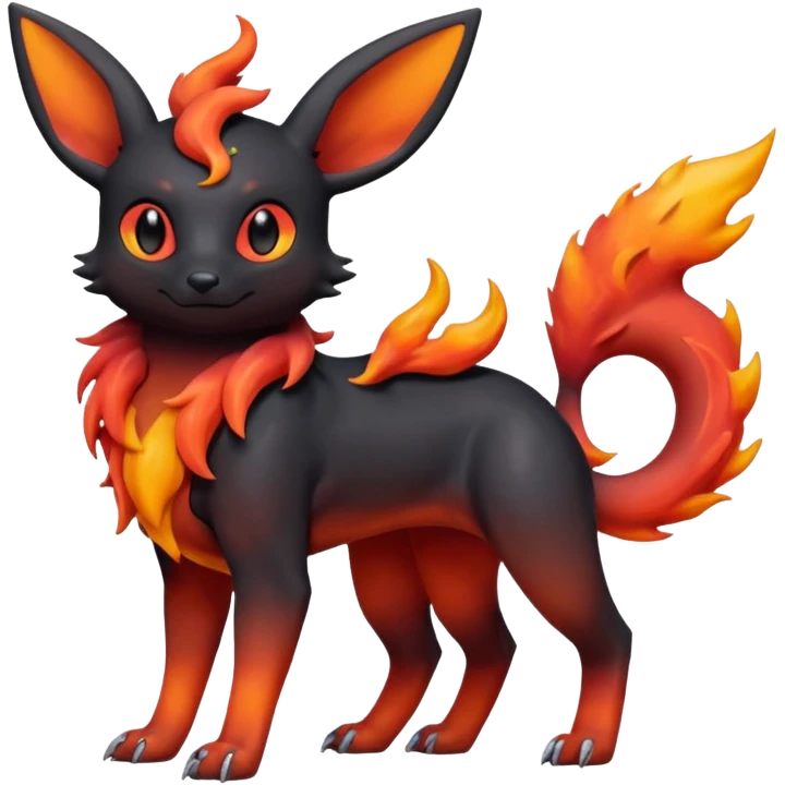magma-gradients-colored Salandit-Umbreon-Flareon-Hybrid (Full body) emoji