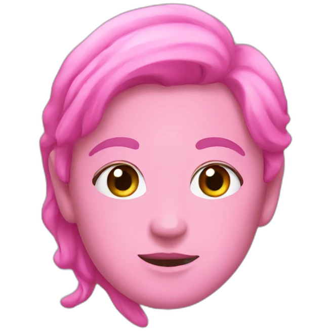 pink unlazy fun emoji
