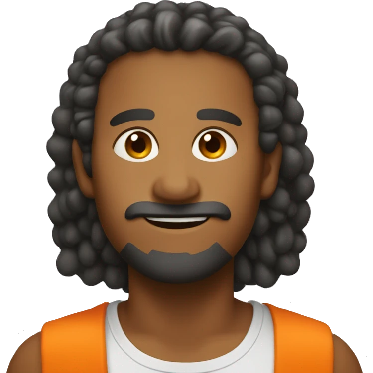 Ceate a rounded orange square emoji emoji