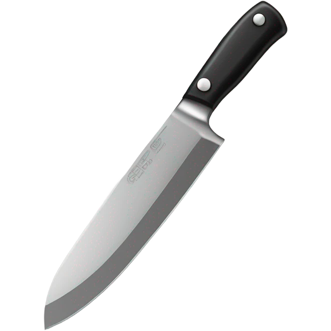 double kitchen knife emoji