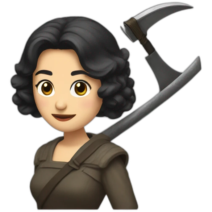 Isabel Díaz Ayuso scythe emoji