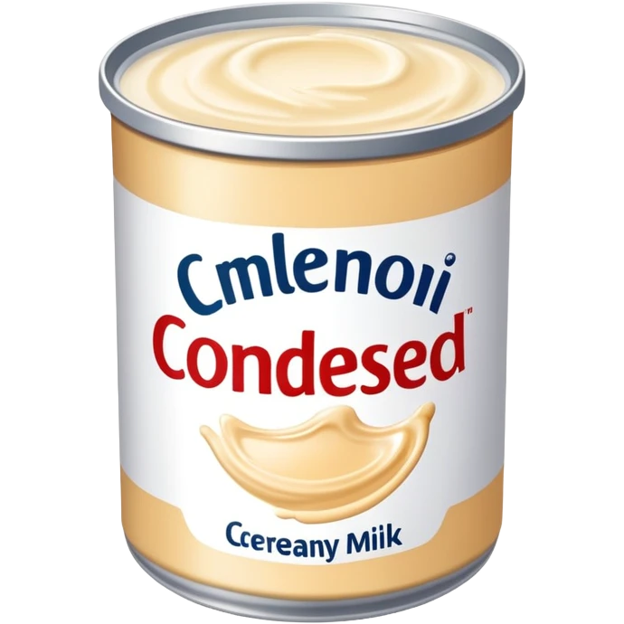 Sweetened condensed milk emoji