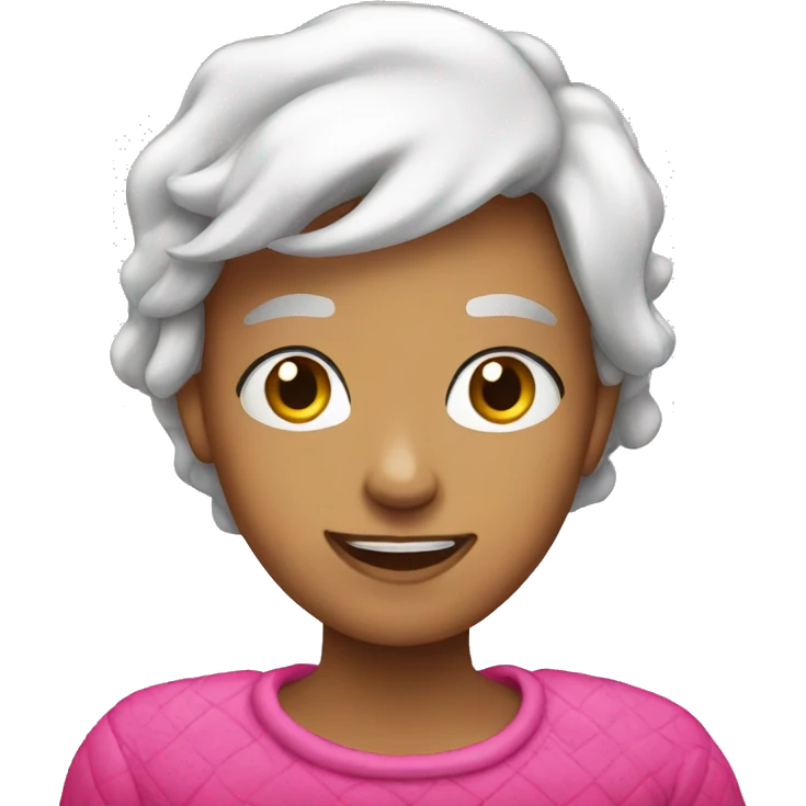 pink christmas  emoji