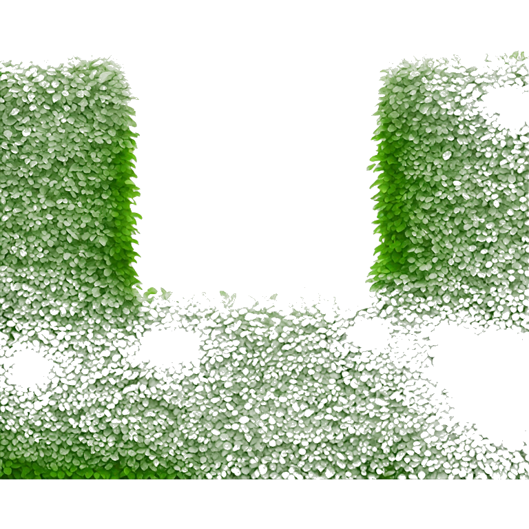 Green hedge (Garden) emoji