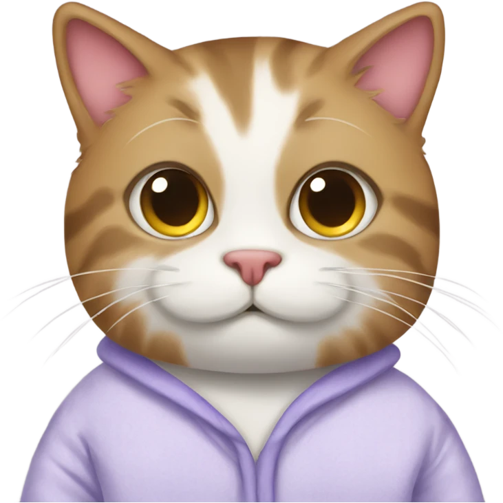 Cat in pajamas  emoji