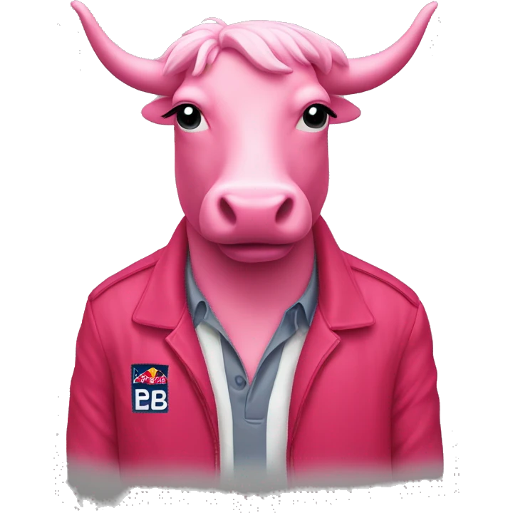 Pink red bull emoji