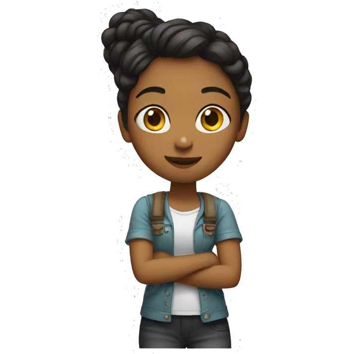 creative girl emoji