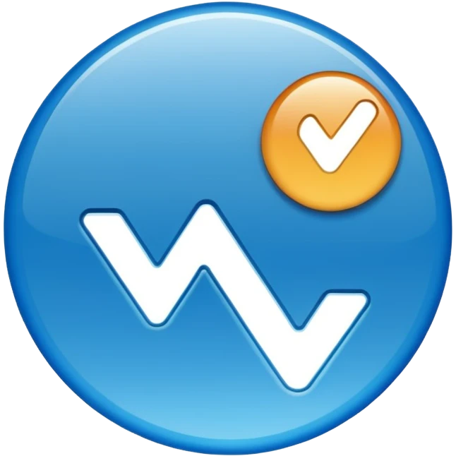 Create a instagram verified blue tick emoji