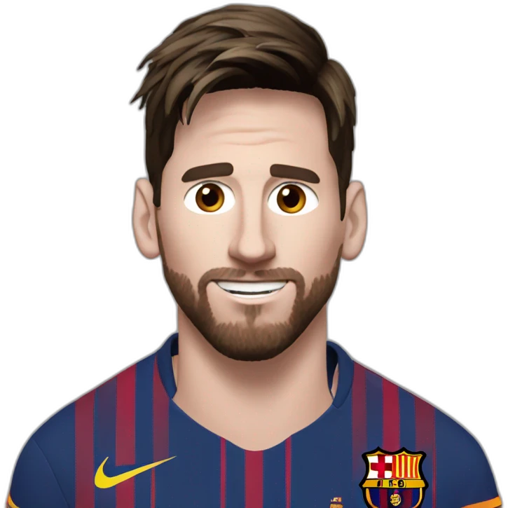 ANIMATED EMOJI OF MESSI EDITING A VIDEO emoji