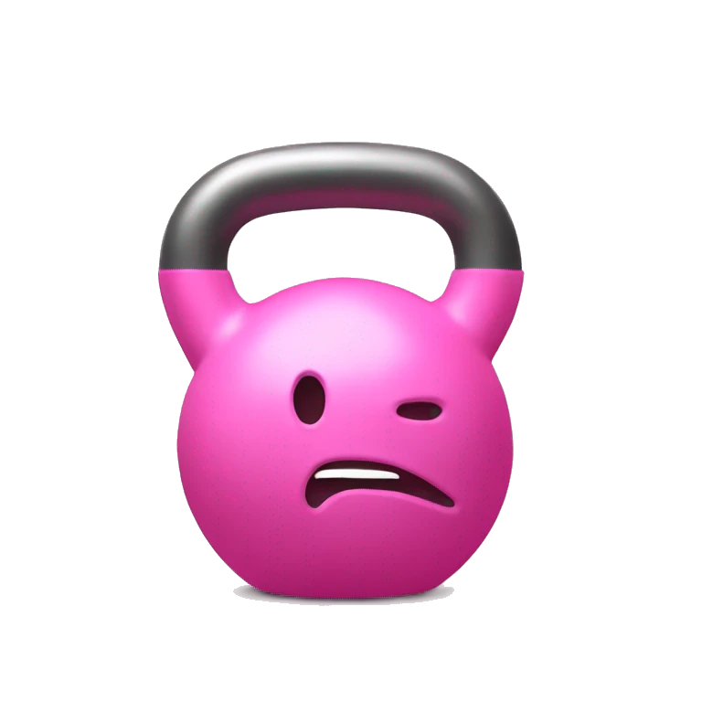 Pink Kettlebell emoji