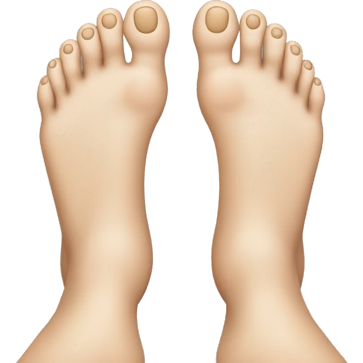 foot with toes crossed emoji