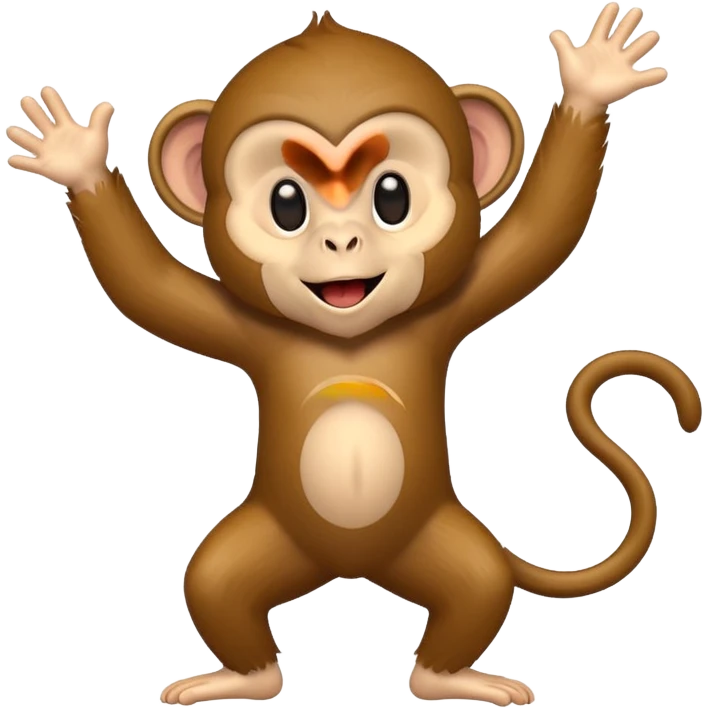 Monkey dancing emoji