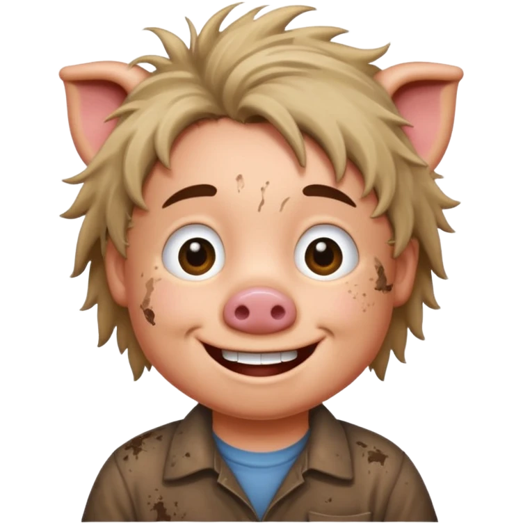 Pig-Pen from the comic strip Peanuts emoji