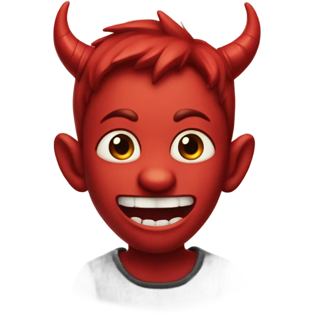 Tricky little devil emoji