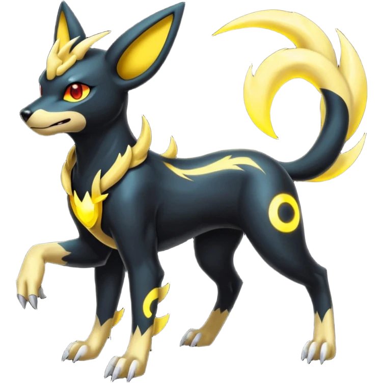Umbreon-Luxray-Manectric-Houndoom-Pokémon-Fakémon-hybrid-creature emoji