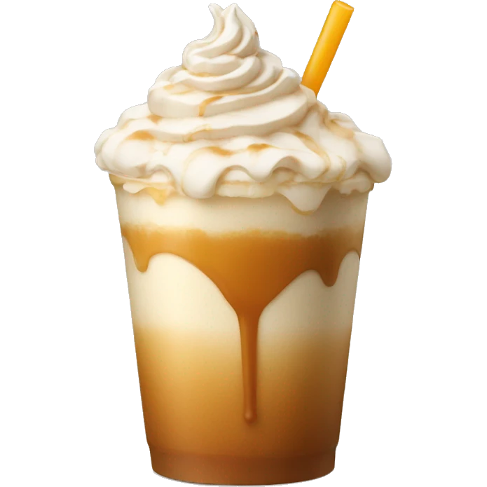Caramel frappe emoji