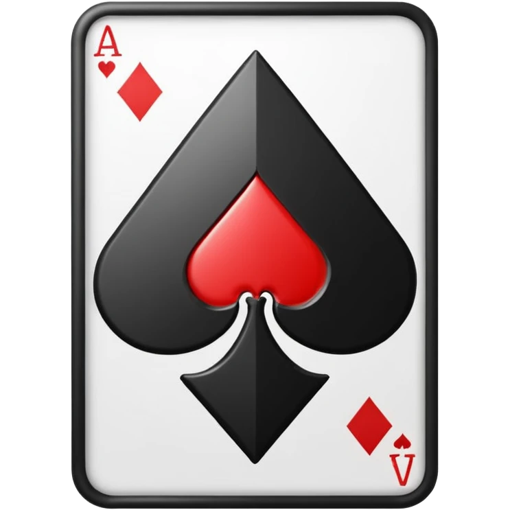 3d diamond shape matte black. diamond shape like on a playing card emoji