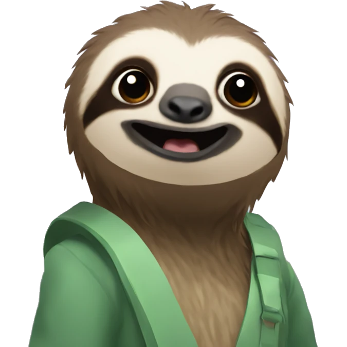Sloth with GG  emoji