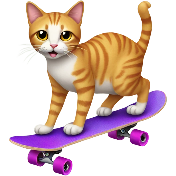cat on a skateboard  emoji
