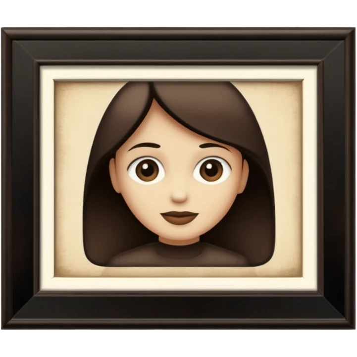photograph in a picture frame emoji