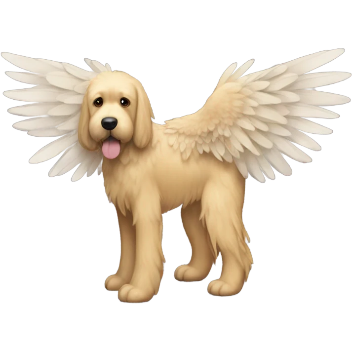 Wheaten with wings emoji