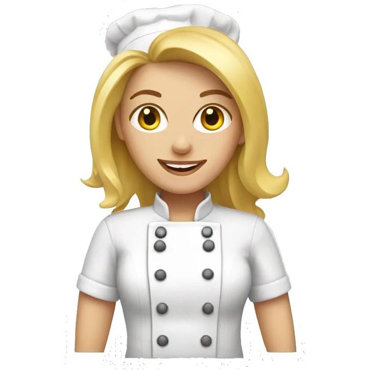 Blonde chef emoji