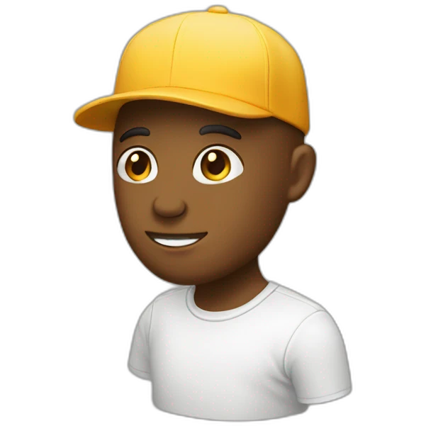 chat avec une casquette  emoji