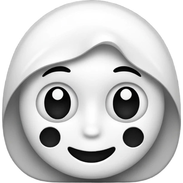 X black and white emoji