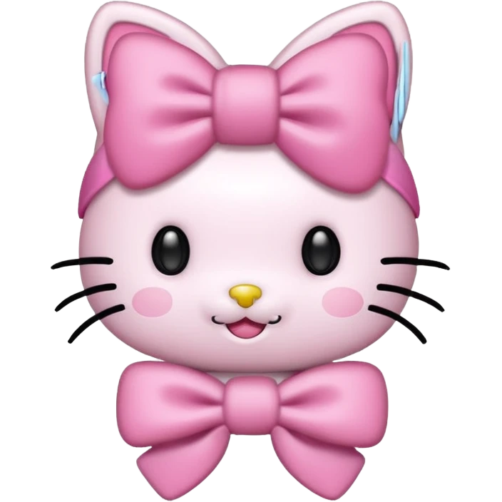 Cute hello kitty  emoji