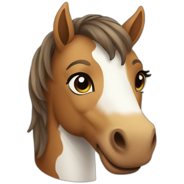 Cute little Horse emoji