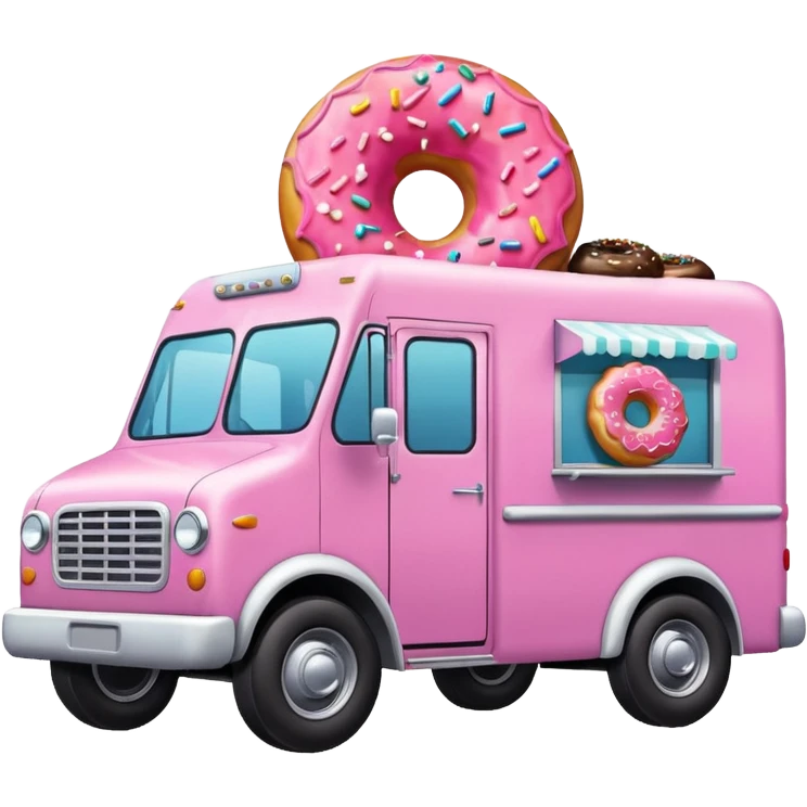amazing donut truck emoji