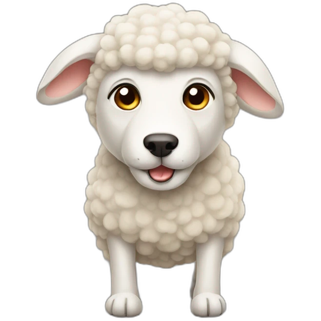 dog sheep emoji