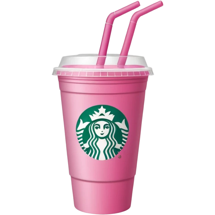 pink starbucks cup emoji