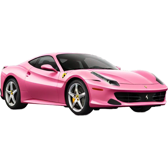 Pink ferrari car emoji