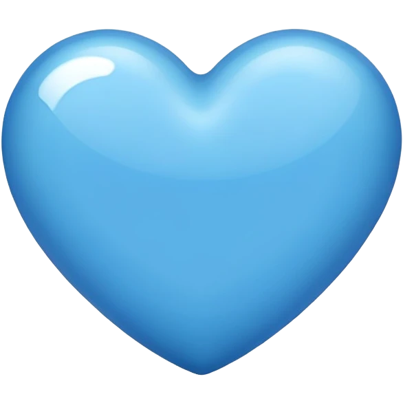 blue heart emoji