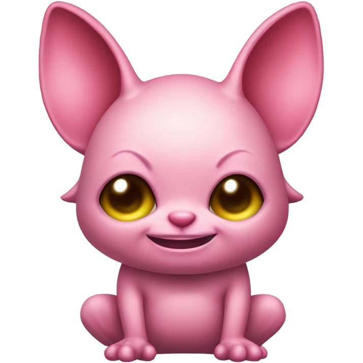 pink fat Valentine Imp emoji