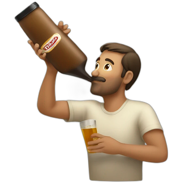 man drinking mate emoji