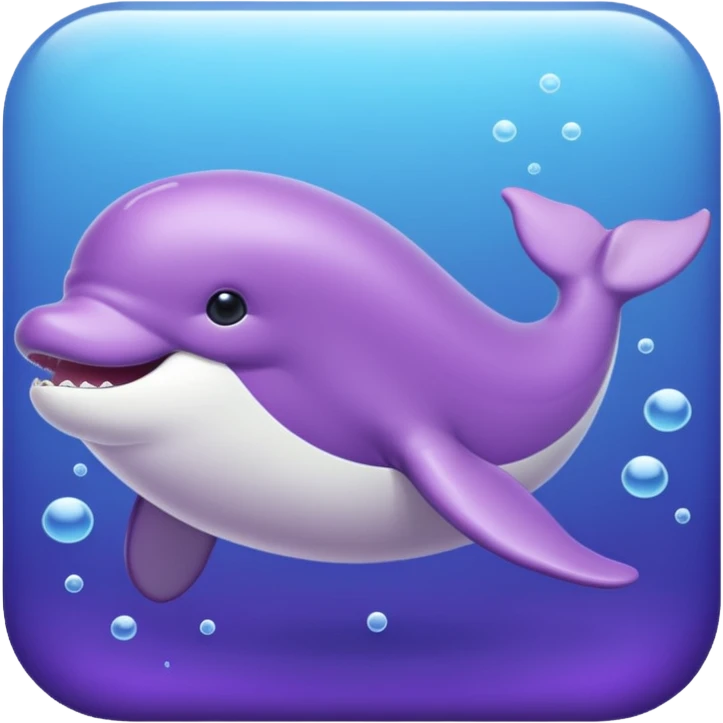 purple beluga whale emoji