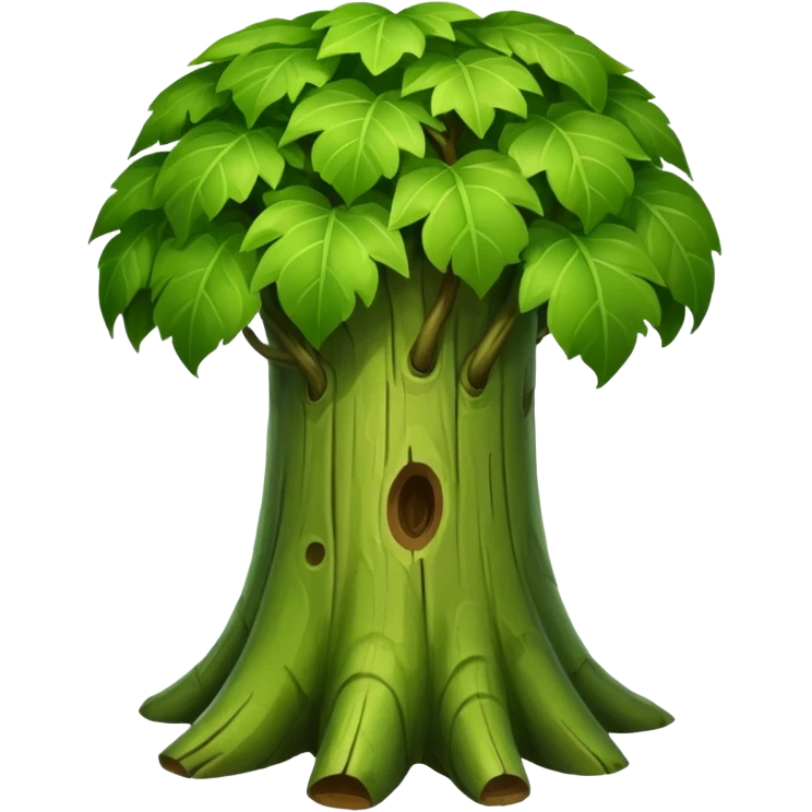 Giant stem plant big like a trunk emoji