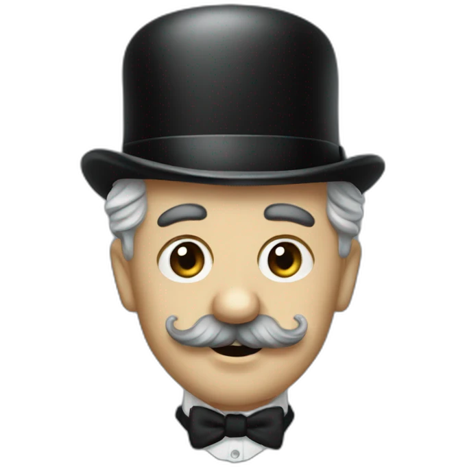 charlie chaplin with the little mustache emoji