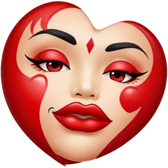 Kiss tattoo emoji