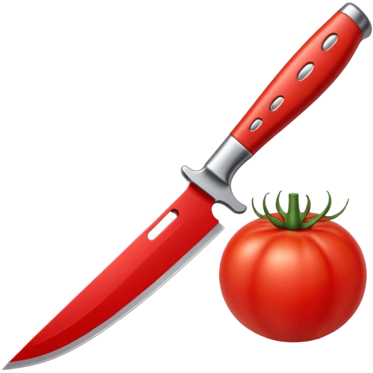 knife in a tomato  emoji
