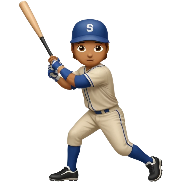 baseball player practicing emoji