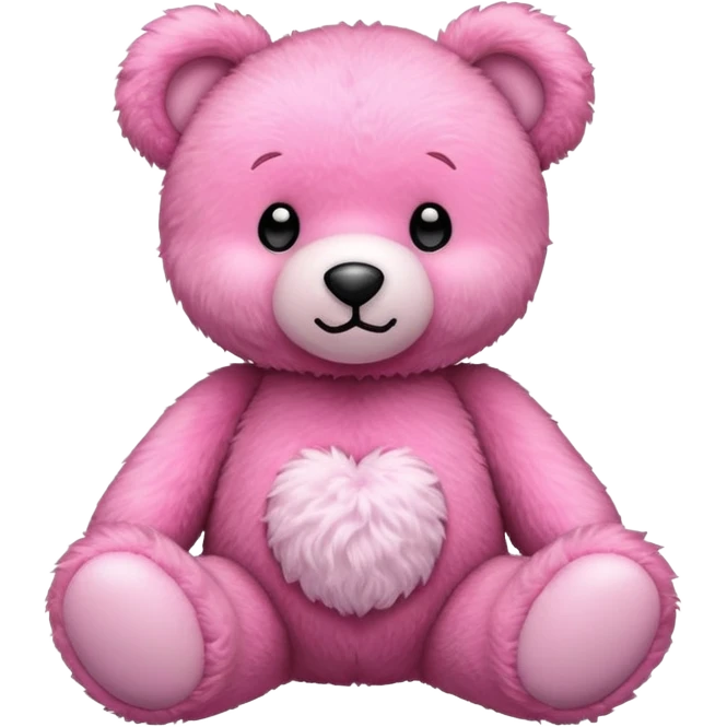 Pink teddy bear  emoji