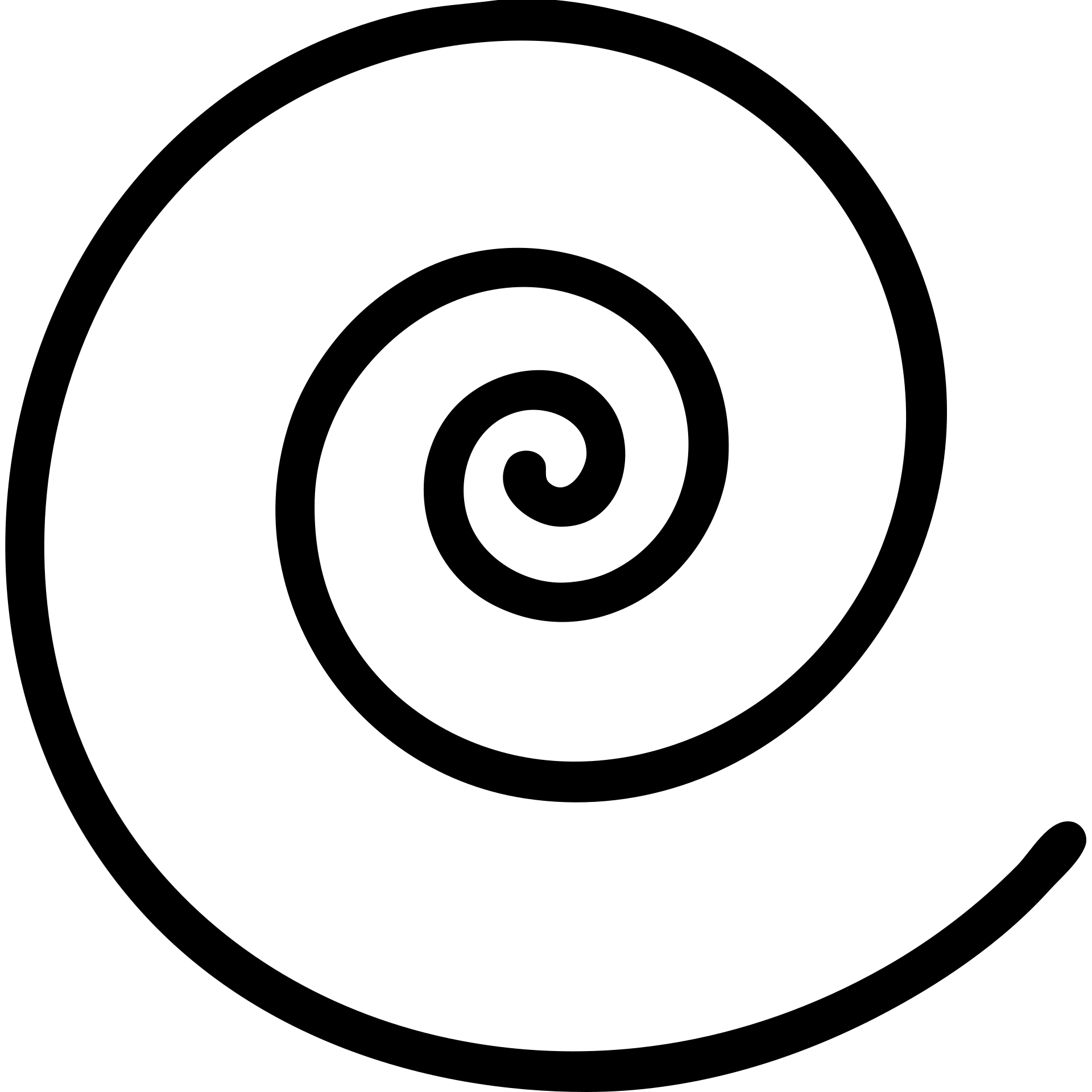 Render a black and white spiral pattern with sharp and clean lines, keeping the exact same dimensions and proportions, no color changes, high resolution. emoji