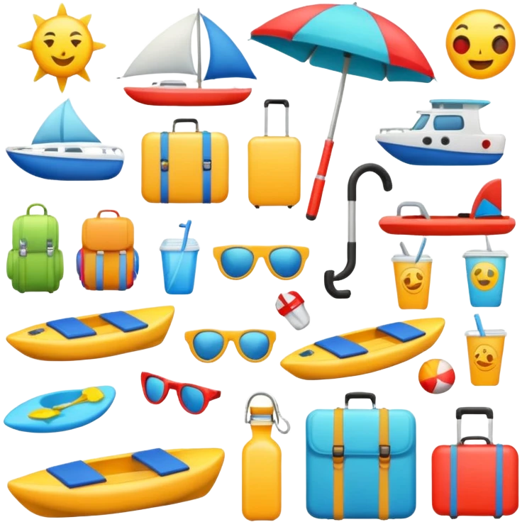 vacation equipment emoji