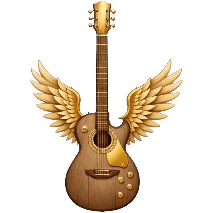 guitar with wings emoji