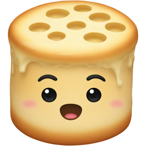 kawaii crumpet emoji