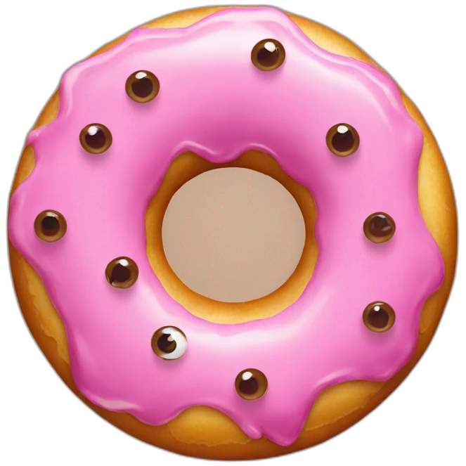donut with eyes emoji